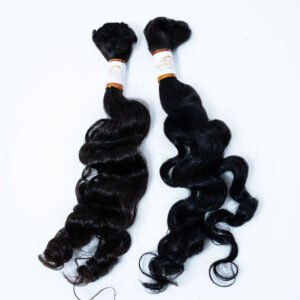 Raw Indian hair Wavy/Curly 18” 50g