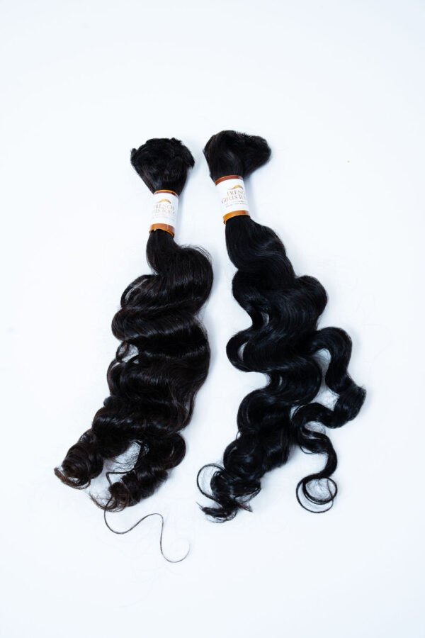 Raw Indian hair Wavy/Curly 18” 50g